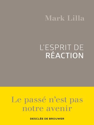 cover image of L'esprit de réaction